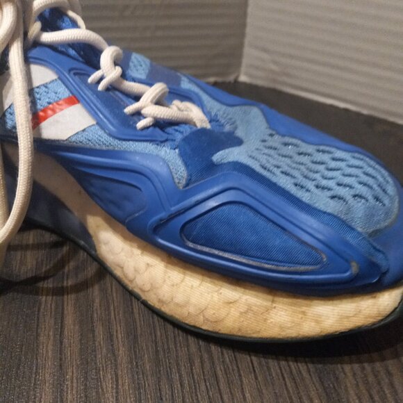 Adidas Ninja Boys 4 Boost Blue Running Shoes Sneakers 2K - Picture 4 of 14